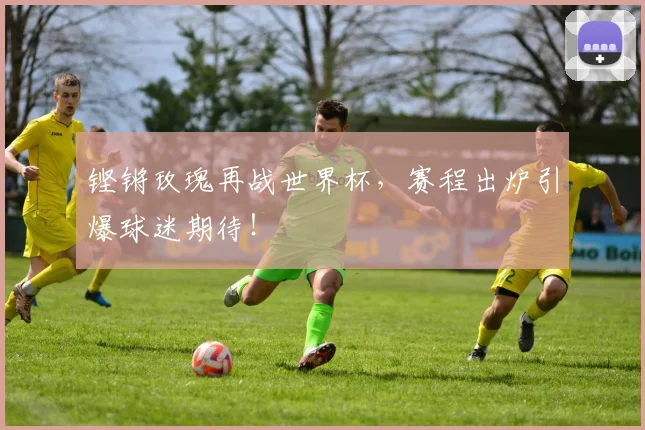 铿锵玫瑰再战世界杯，赛程出炉引爆球迷期待！